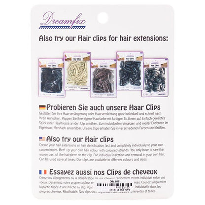 Dreamfix Dreamfix Hair Beads Snap On Clips/Haarperlen, Gold, 100er Pack