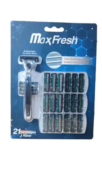 Dreamfix Dreamfix Maxfresh 1 Razor Sweden Stainless Steel With 21 Replaceable Cartridges