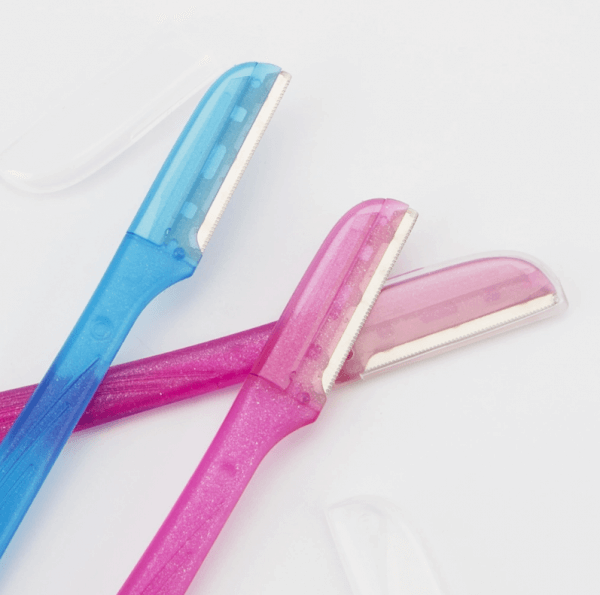 Dreamfix Dreamfix Maxfresh Single Blade Eyebrow Razors 3 Pcs Pink/Blue