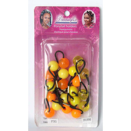 Dreamfix Ponytail Holders/Zopfhalter, 16 Mm, Yellow And Orange, Col. Pt85 | gtworld.be 