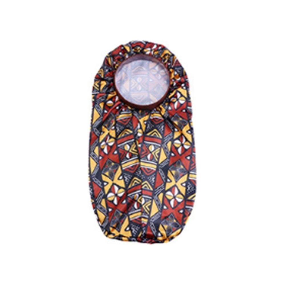 Dreamfix Health & Beauty Adult Nat Brown Dreamfix Africa Long Print Bonnet