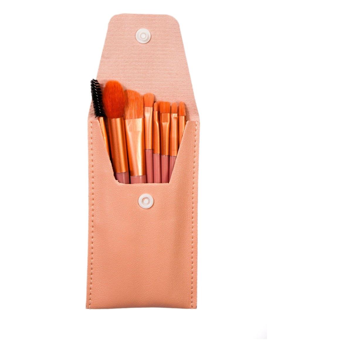 Dreamfix Health & Beauty Dreamfix 8pcs Travel Makeup Brush Pink