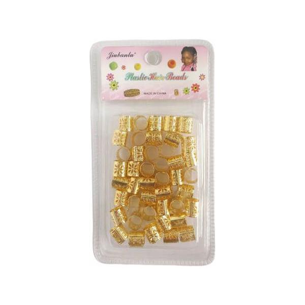 Dreamfix Health & Beauty Dreamfix Hair Bead Jewelry 04 Dreamfix Plastic Hair Beads Jewelry Gold