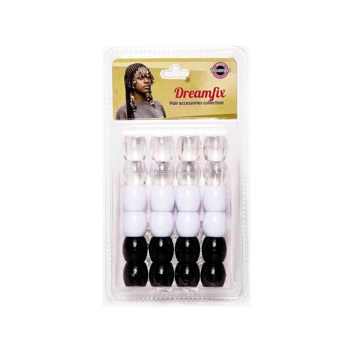 Dreamfix Health & Beauty Dreamfix Large Hole Plastic Hair Beads Kids 24pcs