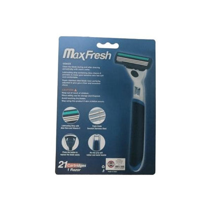 Dreamfix Health & Beauty Dreamfix Maxfresh 1 Razor Sweden Stainless Steel With 21 Replaceable Cartridges