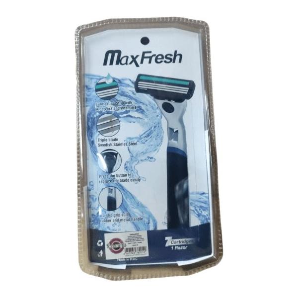 Dreamfix Health & Beauty Dreamfix Maxfresh Men 1 Razor With Replaceable 7 Cartridges