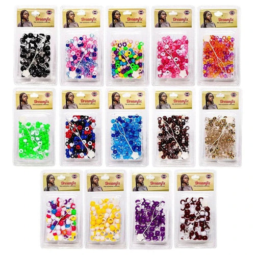 Dreamfix Health & Beauty Dreamfix Plastic Hair Beads For Kids Assorted