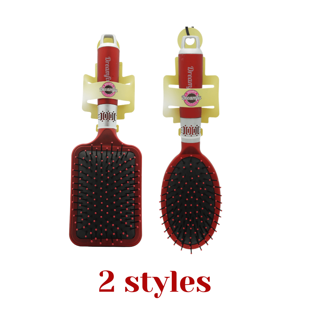 Dreamfix Health & Beauty Dreamfix Red Air Cushion Brush (Oval & Square)
