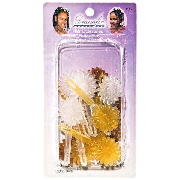 Dreamfix Health & Beauty #Ha06 Neutral Tone Dreamfix Kids Hair Accessories 18Pcs