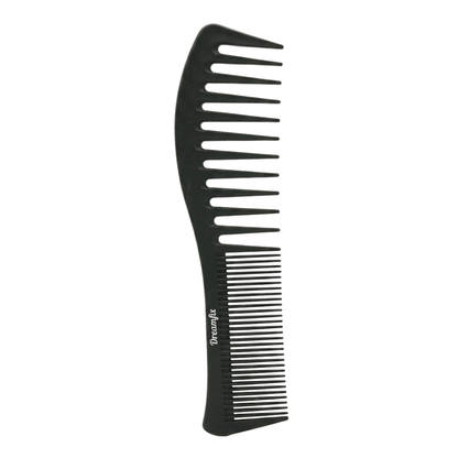 Dreamfix Health & Beauty Large - Black Dreamfix - Peigne à double dent noir (petit et grand)