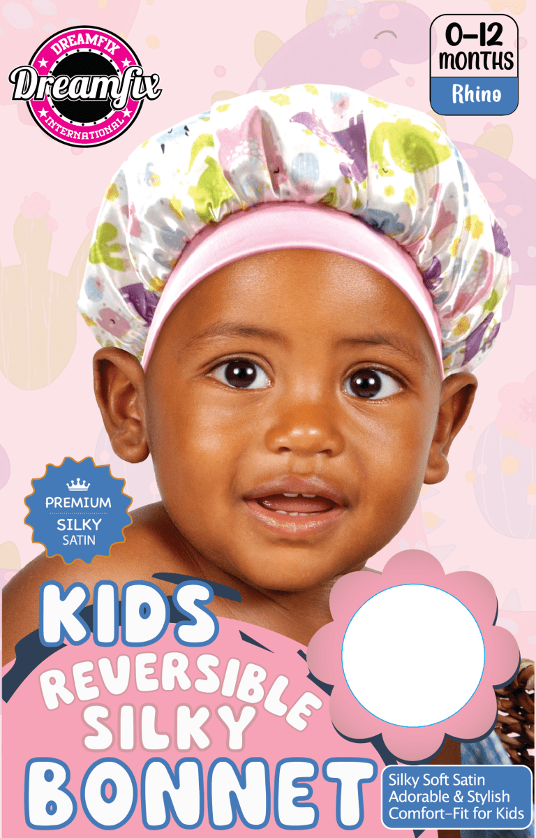 Dreamfix Health & Beauty Rhino Dreamfix Kids Reversible Silky Bonnet