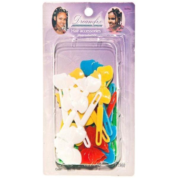 Dreamfix Kids Hair Accessories, Assorted Colour Ha18, 18Pcs - Gtworld.de