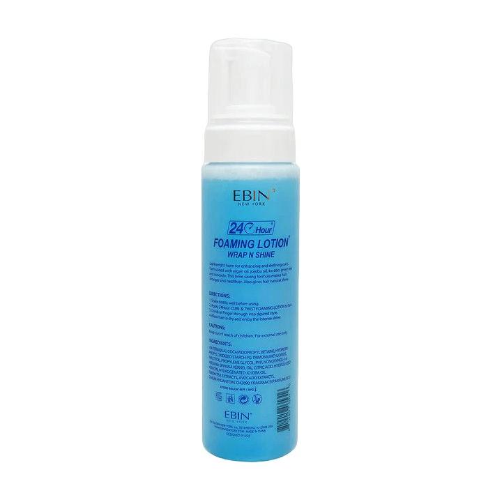 Ebin New York Curl & Twist Foaming Lotion Wrap N Shine - Original 250ml - Gtworld.de