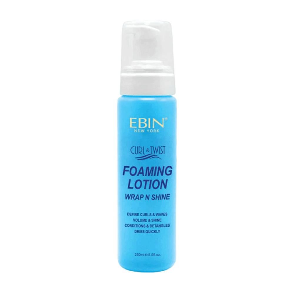 Ebin New York Curl & Twist Foaming Lotion Wrap N Shine - Original 250ml - Gtworld.de