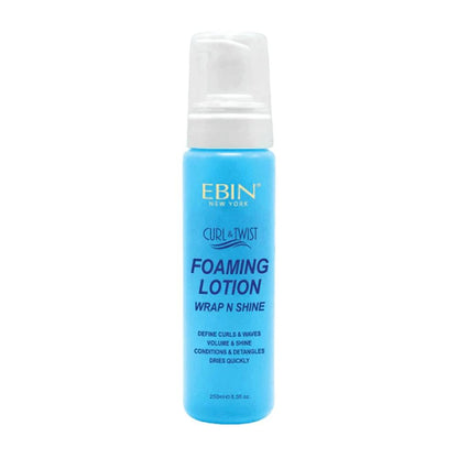 Ebin New York Curl & Twist Foaming Lotion Wrap N Shine - Original 250ml - Gtworld.de