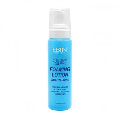 Ebin New York Curl & Twist Foaming Lotion Wrap N Shine - Original 250ml | gtworld.be 