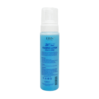 Ebin New York Curl & Twist Foaming Lotion Wrap N Shine - Original 250ml | gtworld.be 