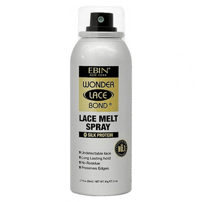 Ebin New York Wonder Lace Bond Lace Melt Spray Silk Protein/Keratin/Vitamin E 80ml | gtworld.be 