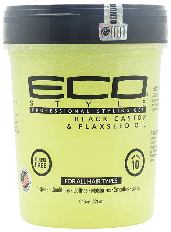 Eco Style Profesional Styling Gel Blackcastor & Flaxseed Oil 946ml | gtworld.be 
