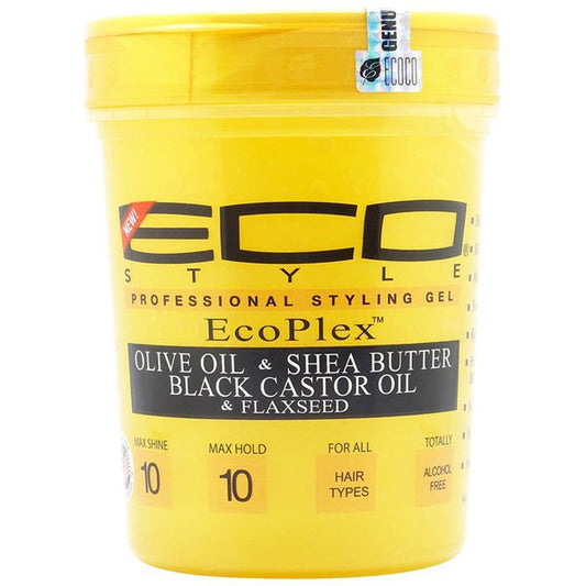 Eco Style Styling Gel Olive Oil & Shea Butter Black Castor Oil & Flaxseed 946ml | gtworld.be 