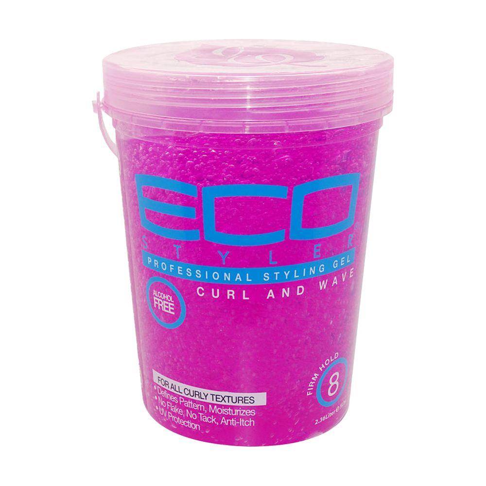 Eco Style Health & Beauty 5LB Eco Styler Pink Curl & Wave Firm Hold Styling Gel 32oz/24oz/8oz/16oz/5LB