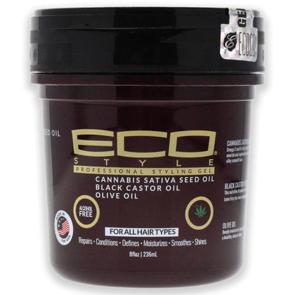 Eco Style Health & Beauty 8oz Eco Style Cannabis Sativa Seed Oil Gel 8oz/32oz/80oz