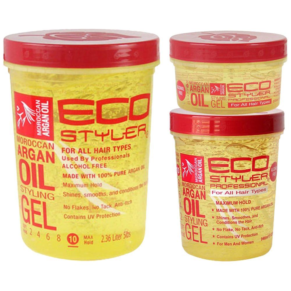 Eco Style Health & Beauty Eco Styler Moroccan Argan Oil Stylin 80oz/32oz/16oz/8oz