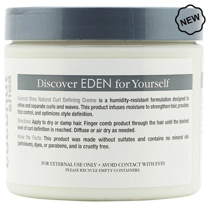 Eden BodyWorks Coconut Shea Natural Curl Defining Creme 473ml | gtworld.be 