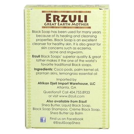 Erzuli Black Soap Lemongrass 4oz/120g - Gtworld.de