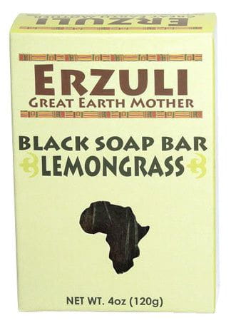 Erzuli Erzuli Black Soap Lemongrass 4oz/120g
