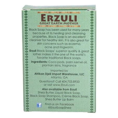 Erzuli Health & Beauty Erzuli Black Soap Jasmine 4oz/120g