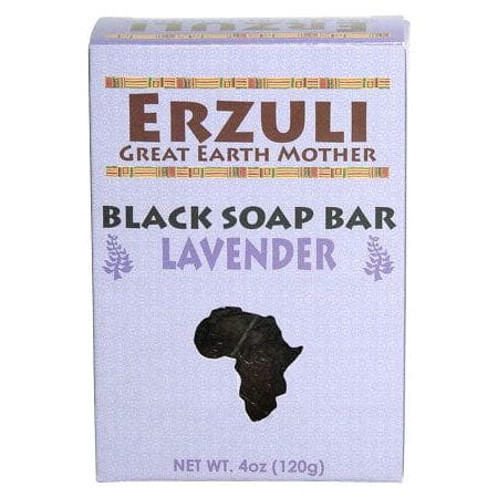 Erzuli Health & Beauty Erzuli Black Soap Lavender 4oz/120g