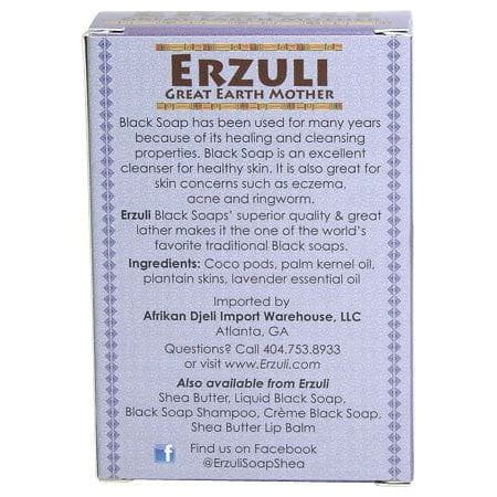 Erzuli Health & Beauty Erzuli Black Soap Lavender 4oz/120g