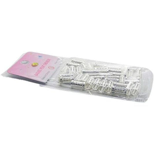 Euro Contact Health & Beauty Hair Ring Longer Silver (35Pcs)