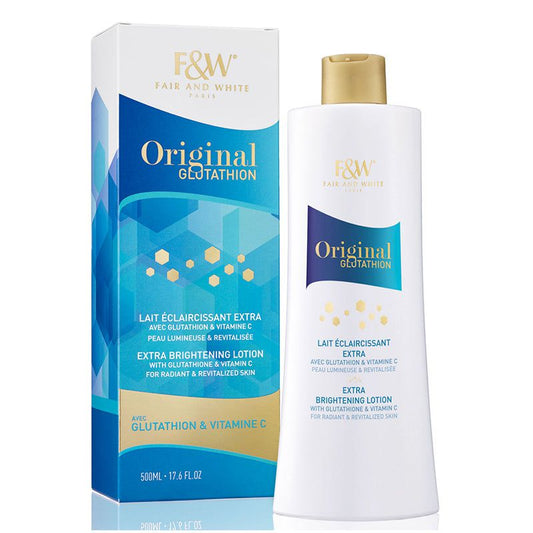 Fair & White Original Glutathion Extra Brightening Lotion 500ml | gtworld.be 