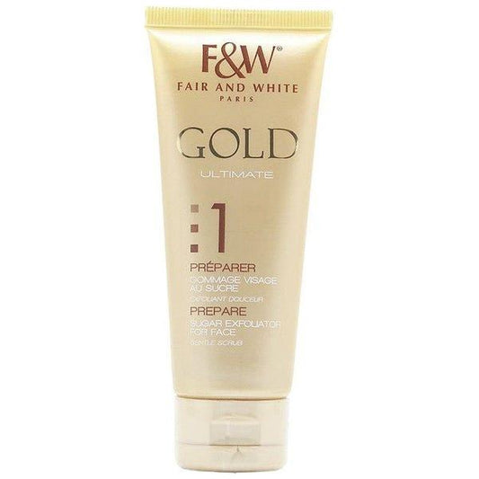 Fair & White GOLD Ultimate Prepare Sugar Exfoliator for Face 75ml - Gtworld.de