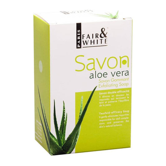 Fair & White Savon Aloe Vera Gommant Exfoliating Soap 200g - Gtworld.de