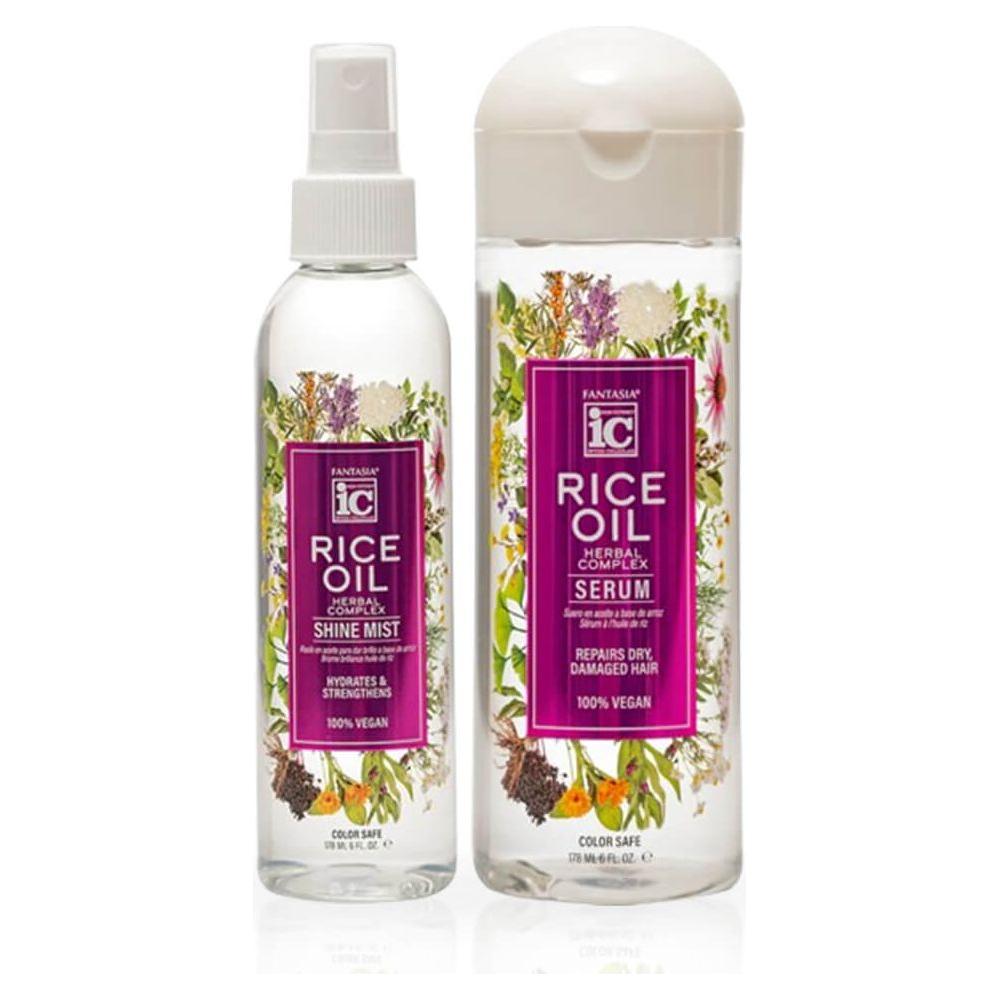 Fantasia ic Health & Beauty Fantasia IC Rice Oil Hair Care Duo Bundle