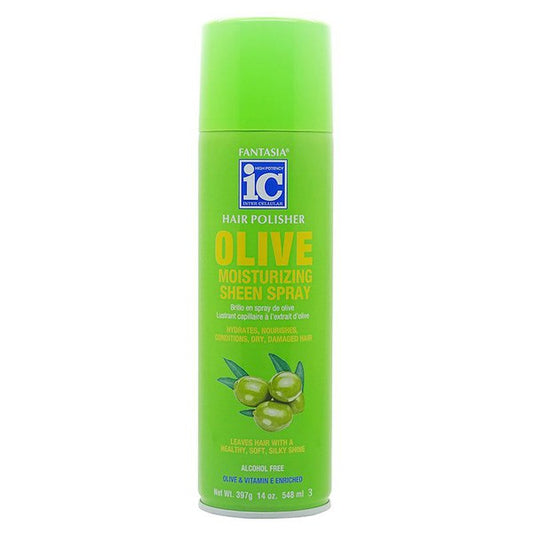 ic Fantasia  Hair Polisher Olive Moisturizing Sheen Spray 548ml | gtworld.be 