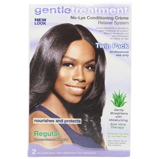 Gentle Treatment Regular No-Lye Conditioning Creme Relaxer System Twin Pak | gtworld.be 