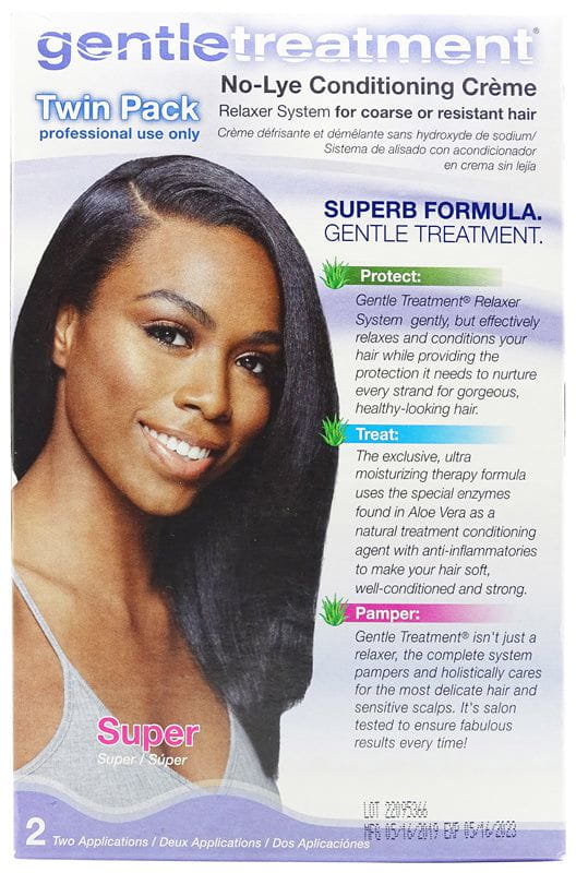 Gentle Treatment Super No-Lye Conditioning Creme Relaxer Sytem Twin Pak | gtworld.be 