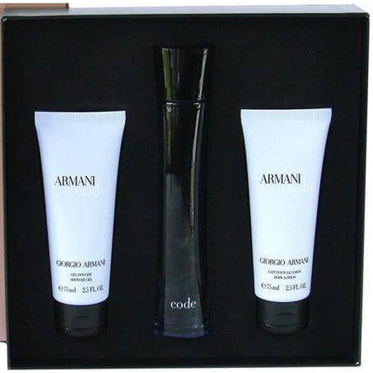 Giorgio Armani Code, Eau De Parfum 75ml, Shower Gel 75ml, Body Lotion 75ml - Gtworld.de