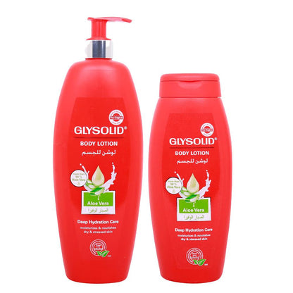 Glysolid Health & Beauty Glysolid Aloe Vera Body Lotion 500 ml / 250 ml