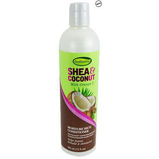 GroHealthy GroHealthy Shea Coconut Shea Moisture Rich Conditioner 355ml