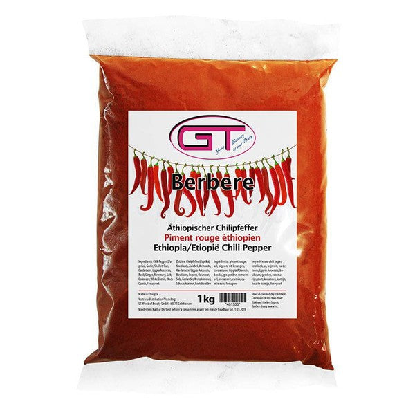 Berbere Äthiopischer Chilipfeffer 1kg | gtworld.be 