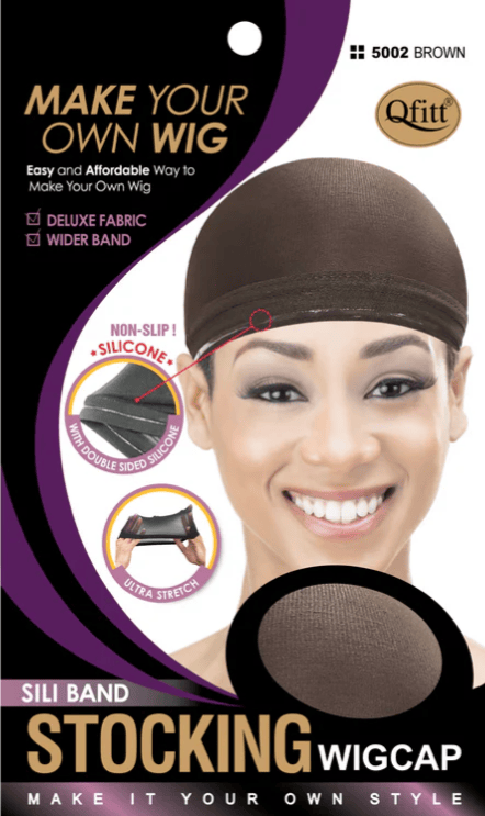 gtworld.de Health & Beauty Qfitt - Bonnet de perruque Sili Band - Marron (5002)