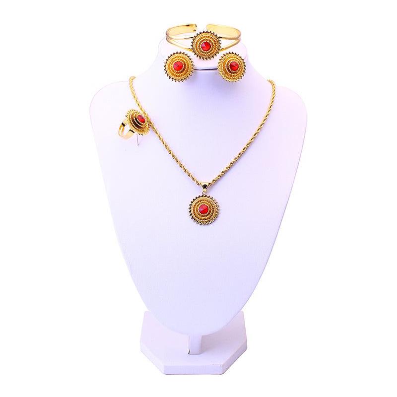 Habesha  Schmuck Jewellery Gold Af-1