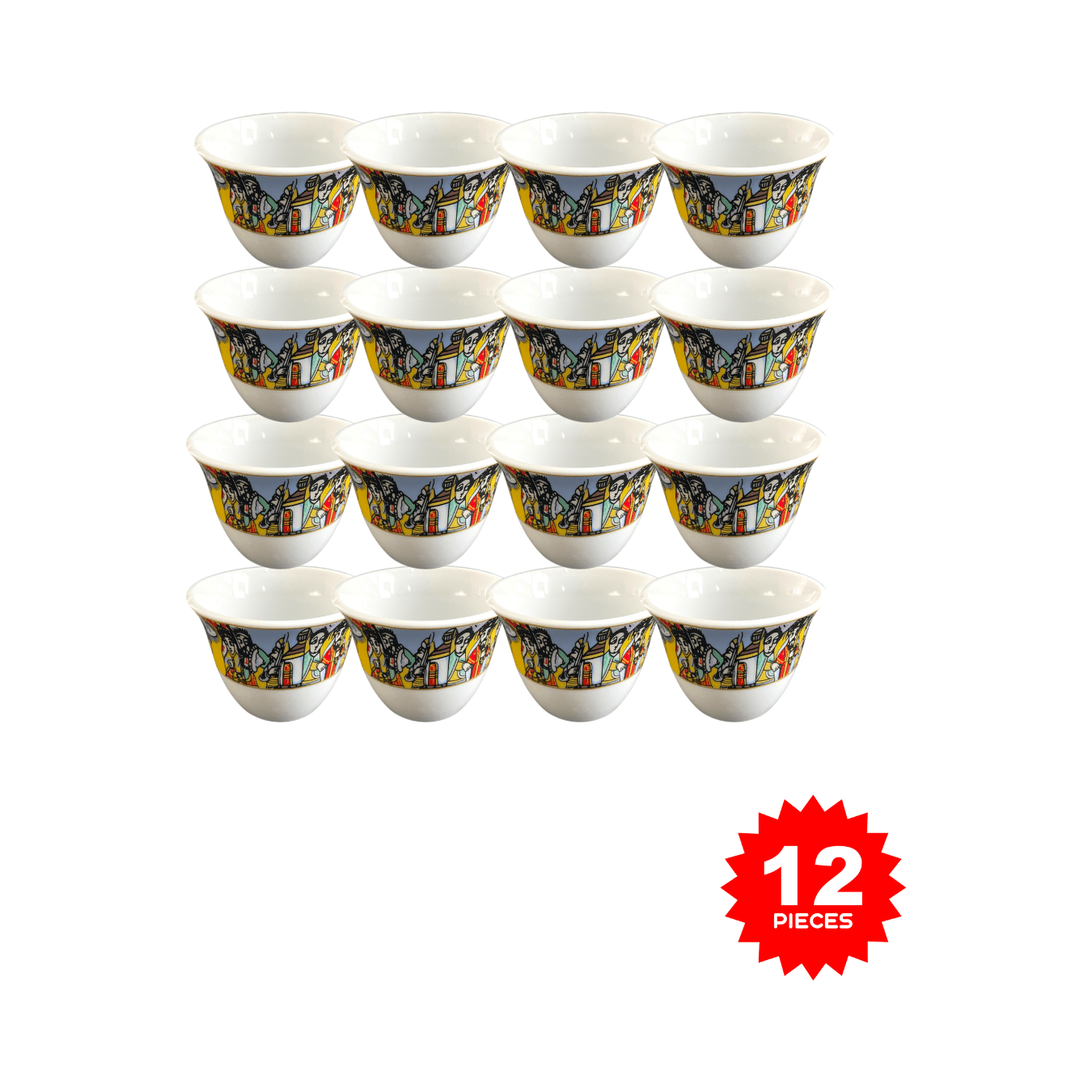 HABESHA Health & Beauty Habesha Shewhat 12pcs cawa cup90ml pattern/Illustration