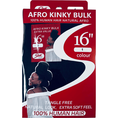 Hair by Sleek Health & Beauty Hair By Sleek Afro Kinky Bulk  16" (Synthetic)