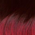 Hair by Sleek Health & Beauty Schwarz-Rot Mix Ombre #TR1B/Red Sleek Freya 360 Lace Wig 28"